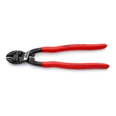 KNIPEX 71 31 250 CoBolt® XL Kompakt-Bolzenschneider mit Kunststoff überzogen schwarz atramentiert 250 mm
