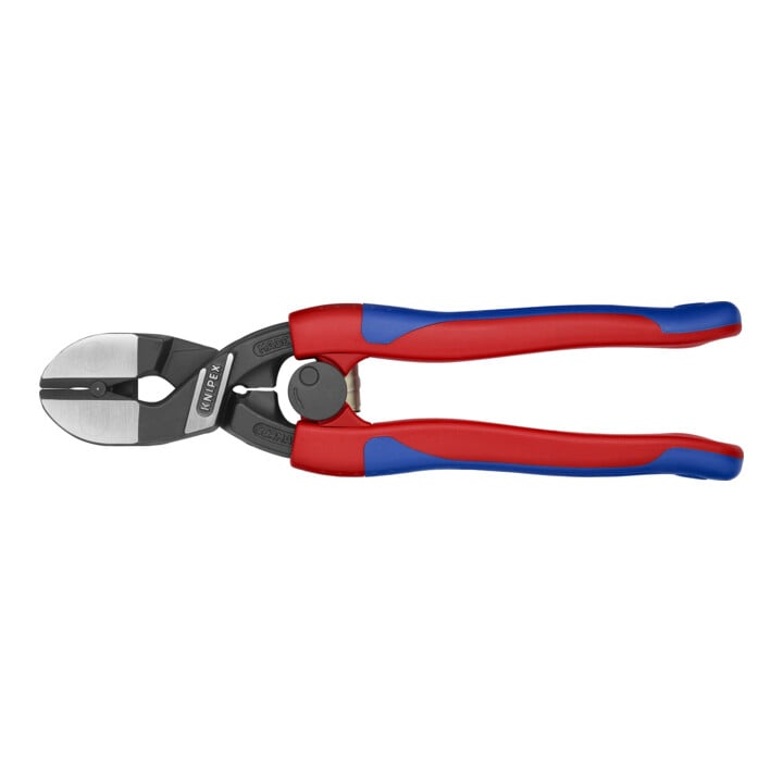 KNIPEX 71 42 200 CoBolt® mit schlanken Mehrkomponenten-Hüllen schwarz atramentiert 200 mm
