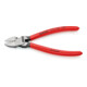 KNIPEX 72 01 160 Seitenschneider für Kunststoff mit Kunststoff überzogen 160 mm