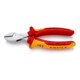 KNIPEX 73 06 160 X-Cut® Compacte Zijsnijders hoge overbrenging verchroomd VDE 160 mm