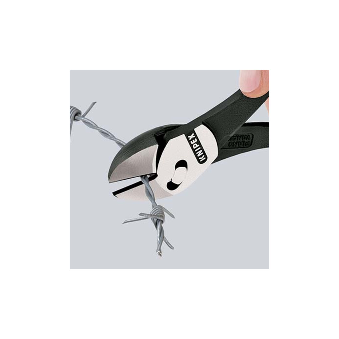 KNIPEX Kracht zijkniptang pol.2K-afdekking