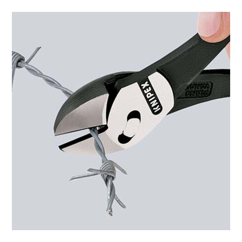 Kraftseitenschneider pol.2K-Hülle Knipex