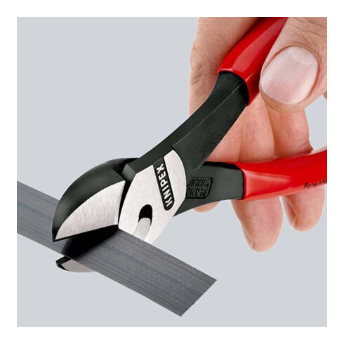 Kraftseitenschneider pol.2K-Hülle Knipex