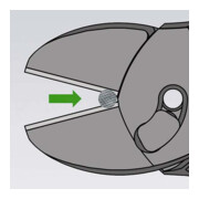 KNIPEX 73 72 180 F TwinForce® Hochleistungs-Seitenschneider mit Öffnungsfeder mit Mehrkomponenten-Hüllen schwarz atramentiert 180 mm-5