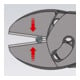 KNIPEX 73 72 180 F TwinForce® zijsnijtang voor zwaar gebruik met openingsveer zwart geatramenteerd 180 mm-4