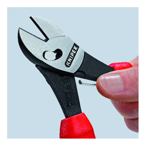 Kraftseitenschneider pol.2K-Hülle Knipex
