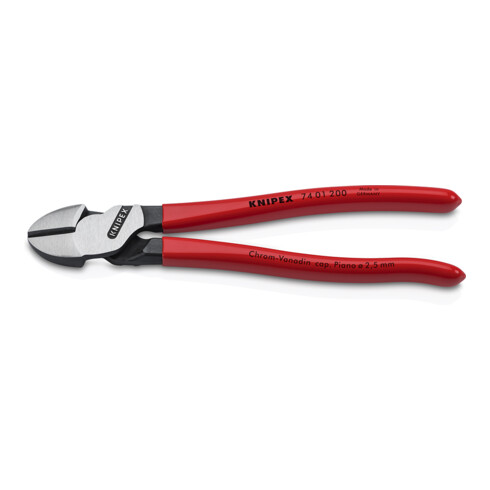 KNIPEX 74 01 200 Zijsnijtang zwart geatramenteerd 200 mm
