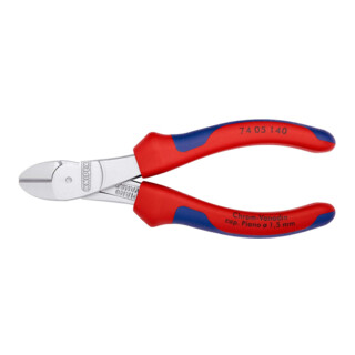 KNIPEX Kracht-zijsnijtang L.250mm Vorm 0 2K-manchet