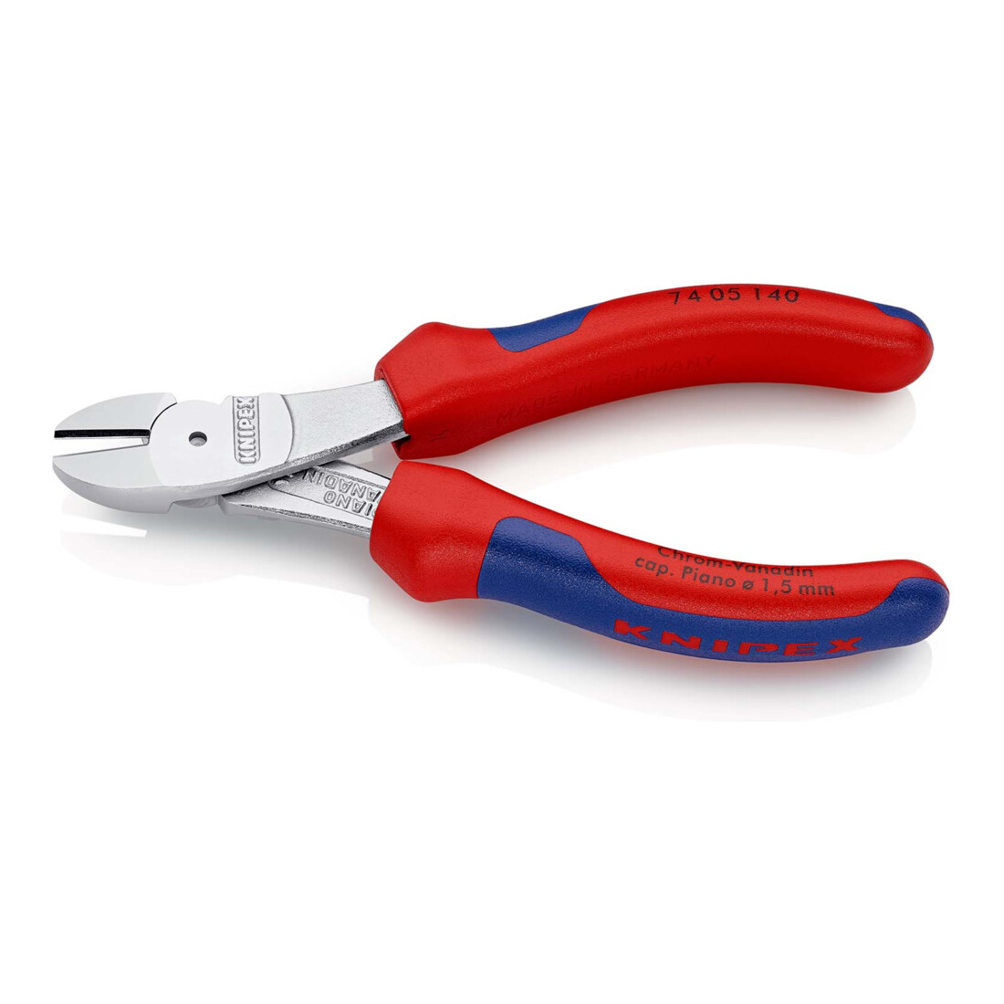 KNIPEX Kracht-zijsnijtang L.250mm Vorm 0 2K-manchet