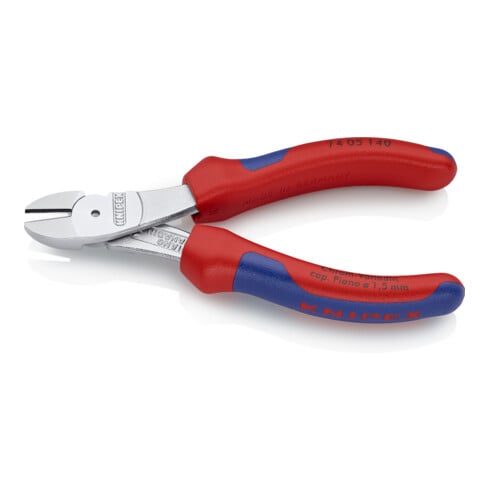 KNIPEX Kracht-zijsnijtang L.250mm Vorm 0 2K-manchet