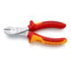KNIPEX 74 06 160 Kraft-Seitenschneider isoliert mit Mehrkomponenten-Hüllen, VDE-geprüft verchromt 160 mm-3