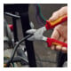 KNIPEX 74 06 200 Kraft-Seitenschneider isoliert mit Mehrkomponenten-Hüllen, VDE-geprüft verchromt 200 mm