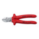 KNIPEX 74 07 200 Zijsnijtang verchroomd VDE 200 mm-1