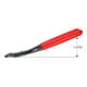 KNIPEX 74 21 200 Kraft-Seitenschneider mit Kunststoff überzogen schwarz atramentiert 200 mm