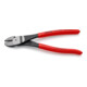 KNIPEX 74 21 200 Zijsnijtang zwart geatramenteerd 200 mm