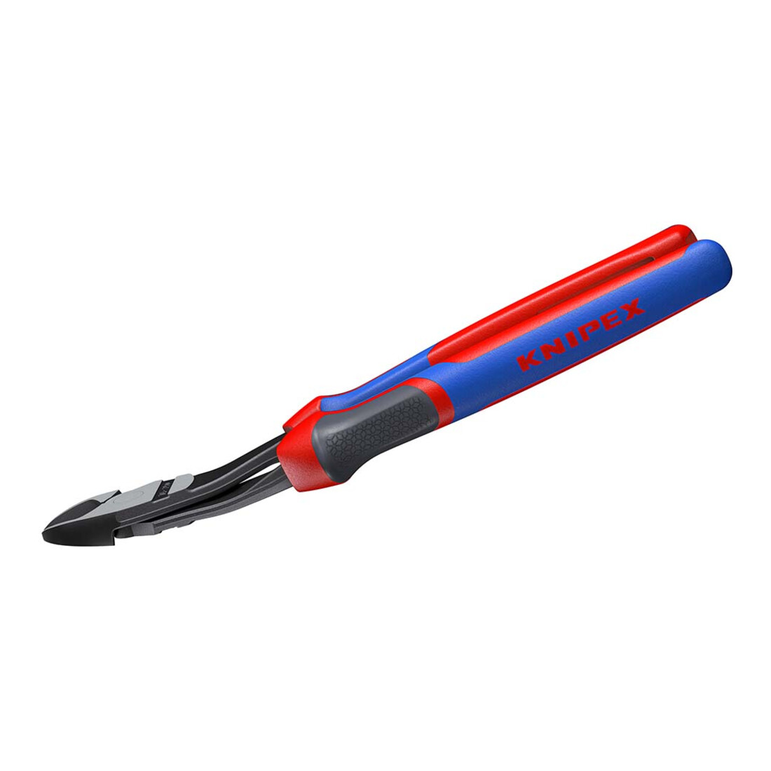 KNIPEX 74 22 250 Kraft-Seitenschneider mit Comfort-Griffen schwarz atramentiert 250 mm
