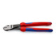 KNIPEX 74 22 250 T Kraft-Seitenschneider mit Mehrkomponenten-Hüllen, mit integrierter Befestigungsöse zum Anbringen einer Absturzsicherung schwarz atramentiert 250 mm-1