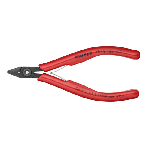 KNIPEX 75 12 125 elektro zijsnijtang gebruineerd 125 mm