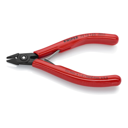 KNIPEX 75 12 125 elektro zijsnijtang gebruineerd 125 mm