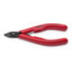 KNIPEX 75 12 125 Elektronik-Seitenschneider mit Kunststoff-Hüllen brüniert 125 mm