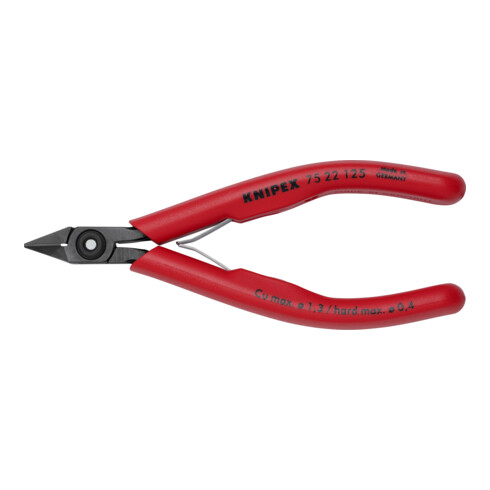 KNIPEX 75 22 125 elektro zijsnijtang gebruineerd 125 mm