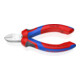 KNIPEX 76 05 125 Seitenschneider für Elektromechaniker mit Comfort-Griffen verchromt 125 mm-1