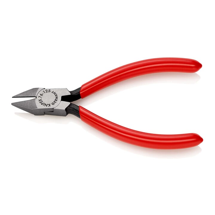 KNIPEX 76 81 125 Pince coupante pour électromécanicien noir encre 125 mm
