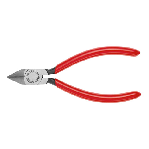 KNIPEX 76 81 125 Zijsnijders voor elektriciens zwart geatramenteerd 125 mm