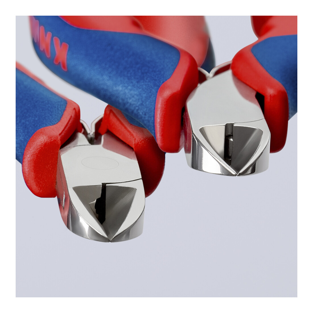 KNIPEX 77 02 115 Elektronik-Seitenschneider mit durchgestecktem Gelenk mit Mehrkomponenten-Hüllen 115 mm