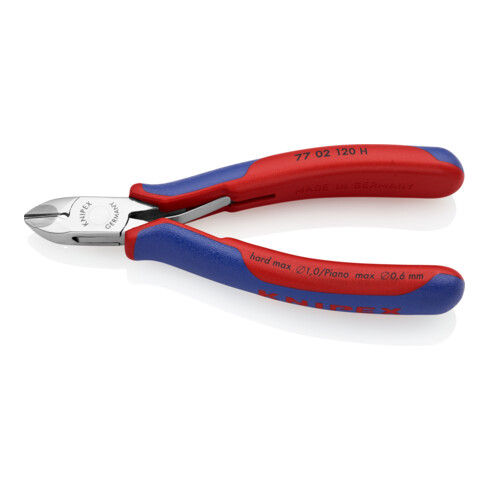 KNIPEX 77 02 120 H elektro zijsnijtang met opgelegde hardmetalen snijkant 120 mm