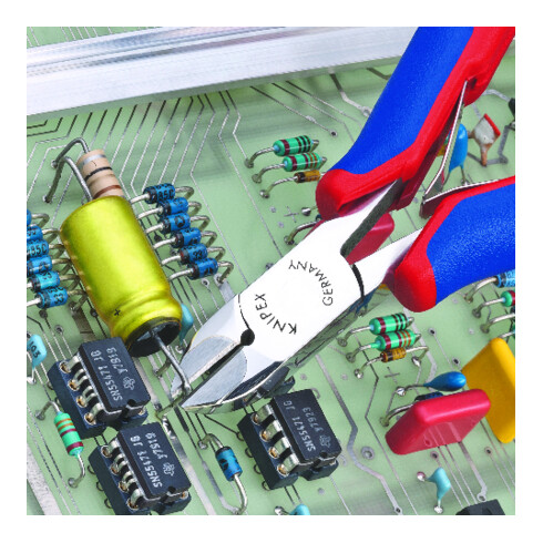 KNIPEX 77 02 120 H elektro zijsnijtang met opgelegde hardmetalen snijkant 120 mm