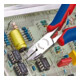 KNIPEX 77 02 120 H Elektronik-Seitenschneider mit eingesetzter Hartmetallschneide mit Mehrkomponenten-Hüllen 120 mm