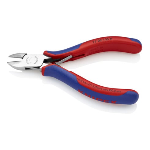 KNIPEX 77 02 135 H elektro zijsnijtang met opgelegde hardmetalen snijkant 135 mm