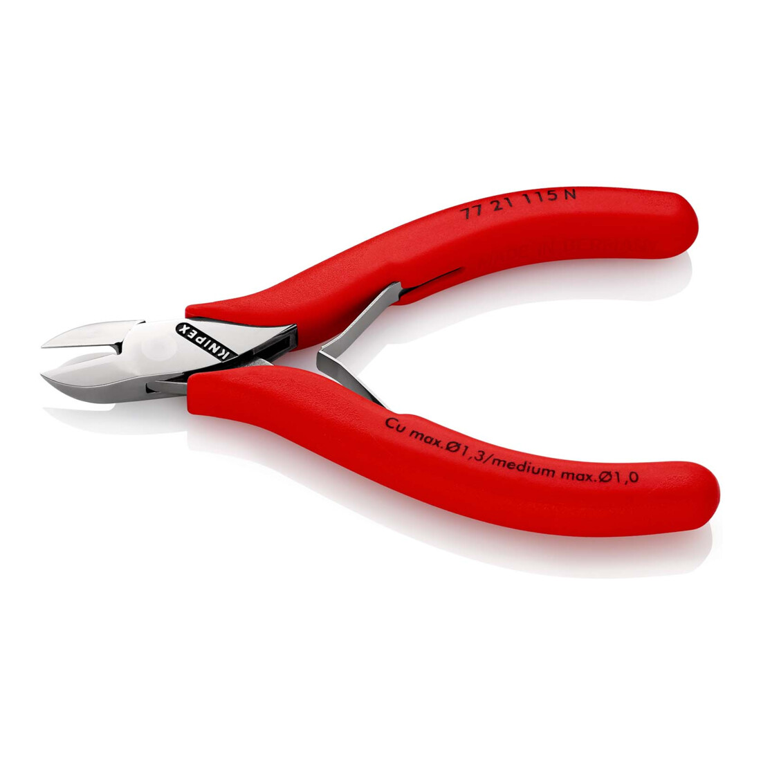 KNIPEX 77 21 115 N elektro zijsnijtang met doosverbinding 115 mm