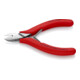 KNIPEX 77 21 115 N Elektronik-Seitenschneider mit durchgestecktem Gelenk mit rutschhemmenden Kunststoff-Hüllen 115 mm-2