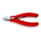 KNIPEX 77 41 115 Elektronik-Seitenschneider mit durchgestecktem Gelenk mit rutschhemmenden Kunststoff-Hüllen 115 mm-1
