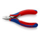 KNIPEX 77 42 115 Elektronik-Seitenschneider mit durchgestecktem Gelenk mit Mehrkomponenten-Hüllen 115 mm