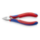 KNIPEX 77 42 130 Elektronik-Seitenschneider mit durchgestecktem Gelenk mit Mehrkomponenten-Hüllen 130 mm-1