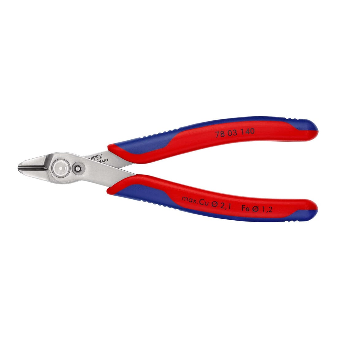 KNIPEX 78 03 140 Electronic Super Knips® XL mit Mehrkomponenten-Hüllen 140 mm
