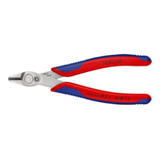 KNIPEX 78 03 140 Electronic Super Knips® XL mit Mehrkomponenten-Hüllen 140 mm