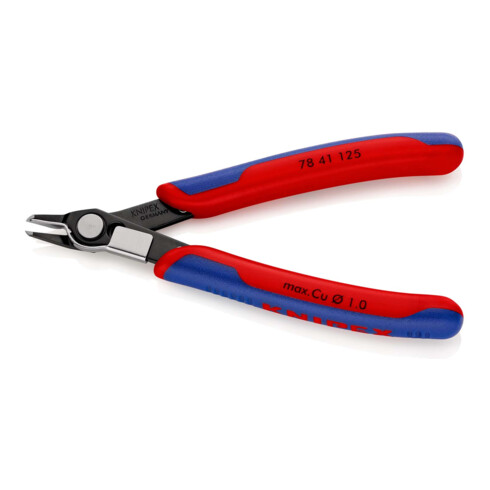 KNIPEX 78 41 125 Electronic Super Knips® mit Mehrkomponenten-Hüllen brüniert 125 mm