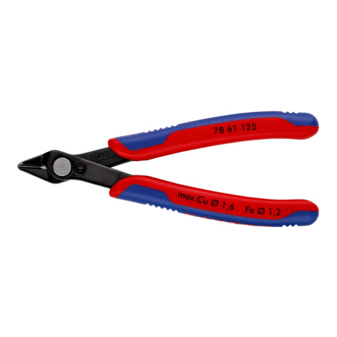 KNIPEX 78 61 125 Electronic Super Knips® mit Mehrkomponenten-Hüllen brüniert 125 mm