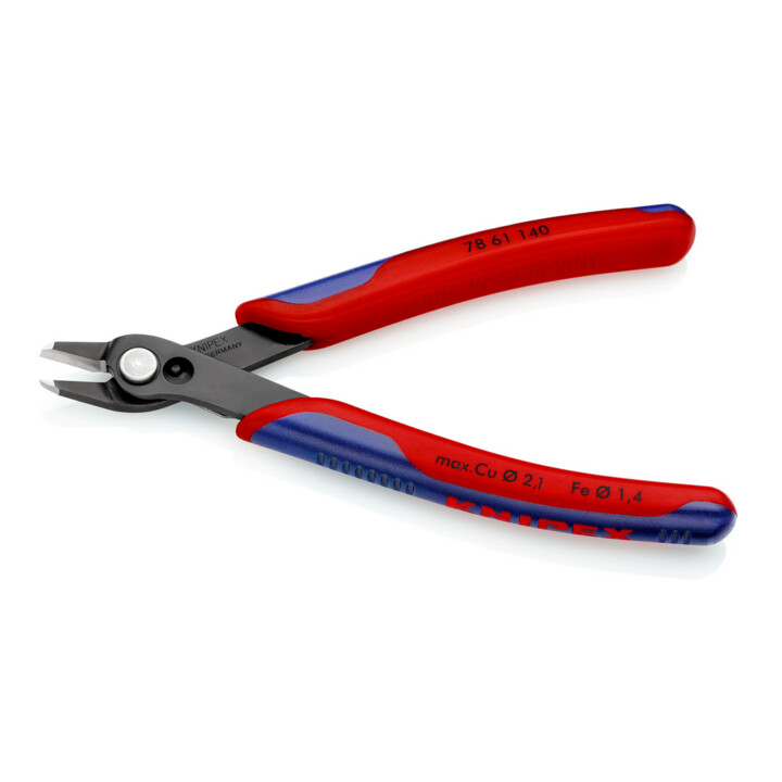 KNIPEX 78 61 140 Electronic Super Knips® XL mit Mehrkomponenten-Hüllen brüniert 140 mm