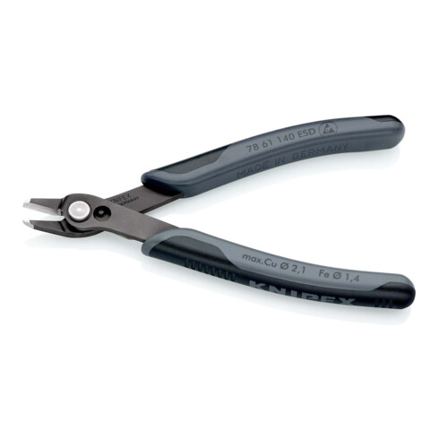 KNIPEX 78 61 140 ESD Electronic Super Knips® XL ESD mit Mehrkomponenten-Hüllen brüniert 140 mm