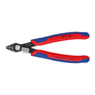 KNIPEX 78 71 125 Electronic Super Knips® mit Mehrkomponenten-Hüllen brüniert 125 mm