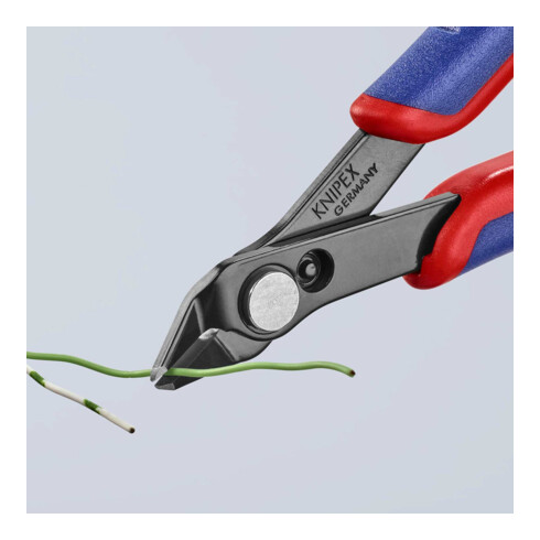 KNIPEX 78 81 125 Electronic Super Knips® mit Mehrkomponenten-Hüllen brüniert 125 mm