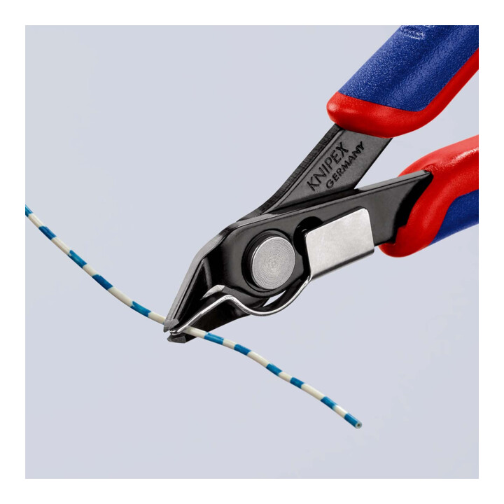 KNIPEX 78 91 125 Electronic Super Knips® mit Mehrkomponenten-Hüllen brüniert 125 mm