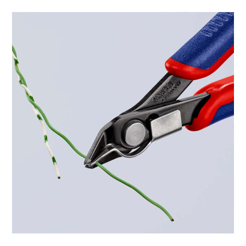 KNIPEX 78 91 125 Electronic Super Knips® mit Mehrkomponenten-Hüllen brüniert 125 mm