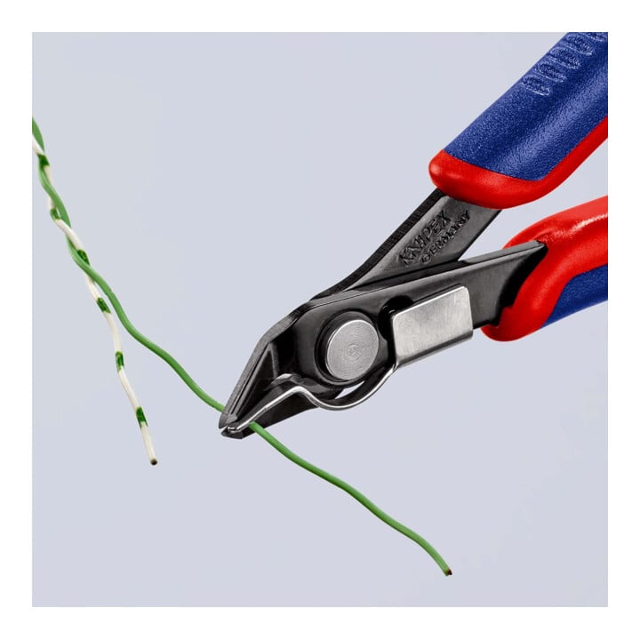 KNIPEX 78 91 125 Electronic Super Knips® mit Mehrkomponenten-Hüllen brüniert 125 mm
