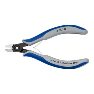 KNIPEX 79 02 125 Precisie elektro zijsnijtang gebruineerd 125 mm
